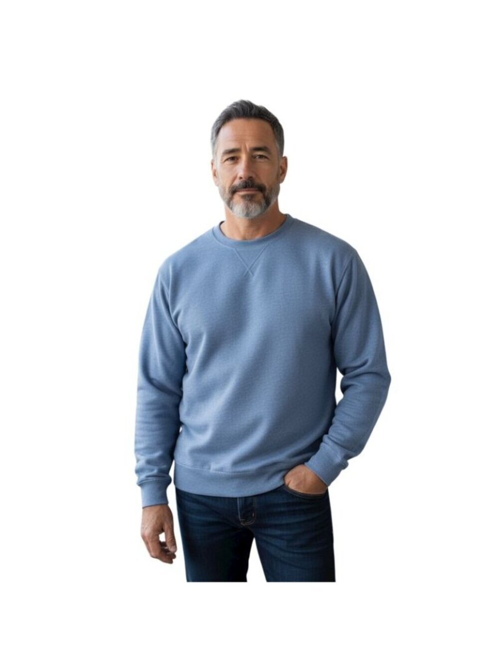 Vintage Tommy Hilfiger Sweatshirt XXL Light Blue Pullover Crewneck Mens Casual